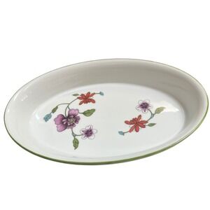 Vintage 1983 England Royal Worcester pleated oval Baker Casserole Astley 11"